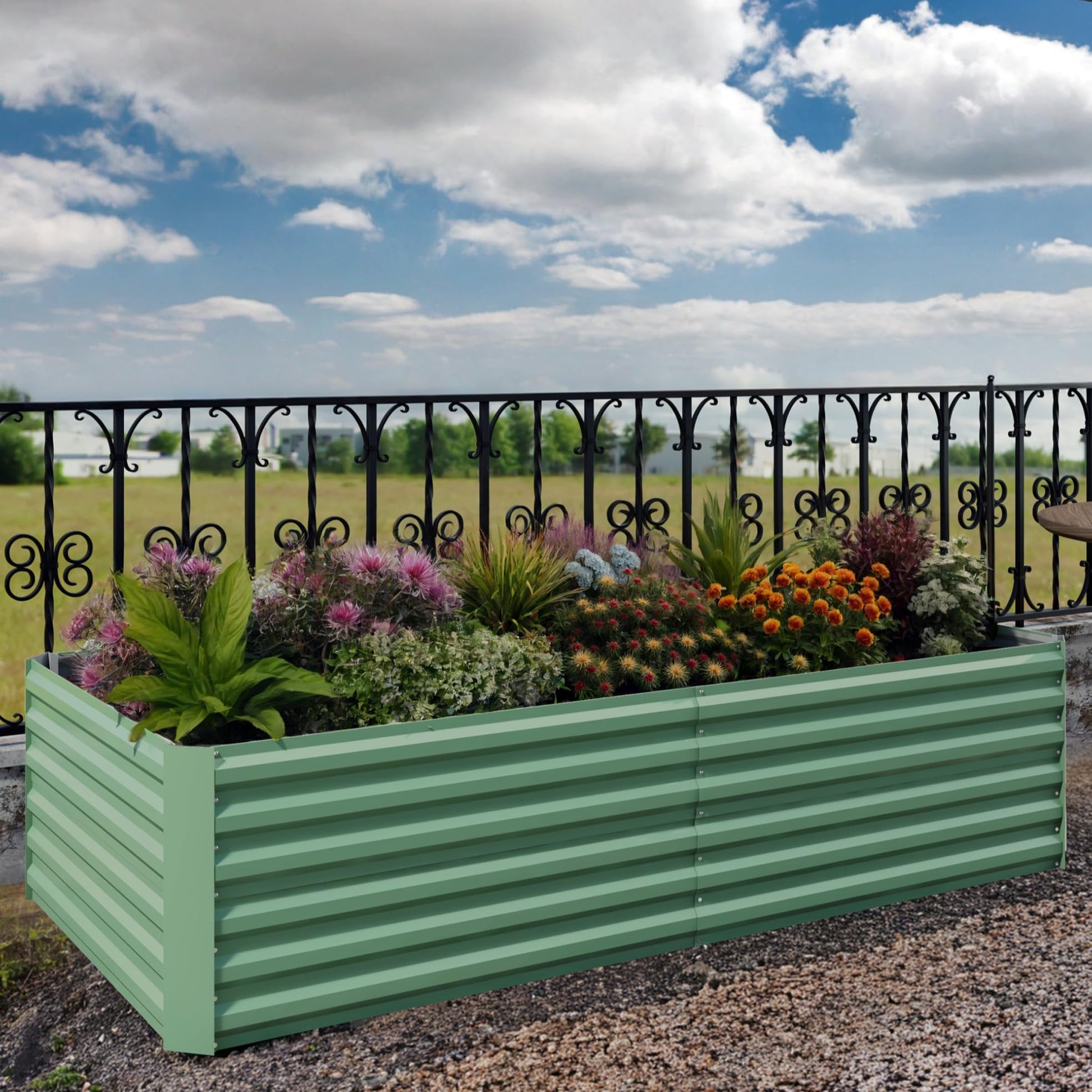 Bancal elevado de jardín Garvee 240cm
